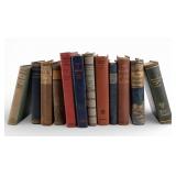 Antique Books, Famous Titles & Authors (12 Pc)
