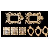 Early Metal, Gilt Wood, more Small Frames (8)