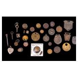 Vintage/Antique Pins, Tags, Etc.