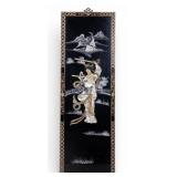 Japanese Lacquered Figural Panels