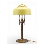 Metal & Brass Gaslight Conversion Table Lamp