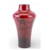 Royal Doulton Flambe Porcelain Vase