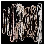 Vintage Faux Pearl Beaded Costume Jewelry