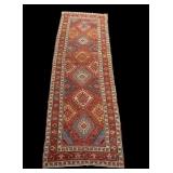 Antique Kazak Rug / Runner ~12.75