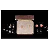 14K Gold Post Stud Earrings