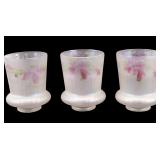 Vintage Iridescent Glass Lamp Shades