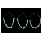 Vintage Raw Turquoise Chunk Necklaces