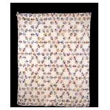 Hand Made Vintage Six Point Star Quilt