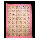 Hand Made Vintage Orange Peel Quilt