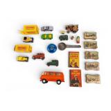 Vintage Tins, Tootsie Toys, Matchbox, Books, more