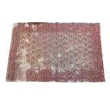 Antique Hand-Knotted Persian Area Rug