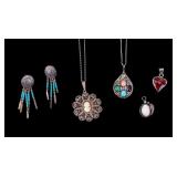 Native American and Cameo Sterling Jewelry