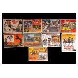 Nine Movie Posters/Lobby Cards 1950-70s