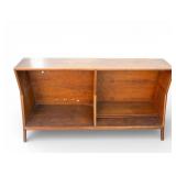 Danish Modern Angled Bookcase / Credenza