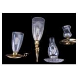 Brass and Other Candlesticks and Sconce