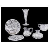 Hawkes, Clark, & More Early Cut Crystal (6pcs)