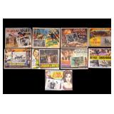 Nine Movie Posters/Lobby Cards 1950-70s