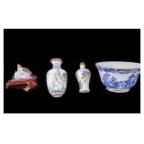 Asian Carved and Painted Grouping (4)