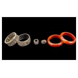 Heidi Daus Jewelry, Watch + Carnelian Bangles