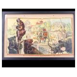 Antique Puzzle, Zoo Scene, Poss. World