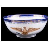 Antique Chinese Export Armorial Porcleain Bowl