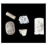 Chinese Jade 6 Pcs