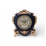 Antique Victorian Marbelite Ingram Mantle Clock