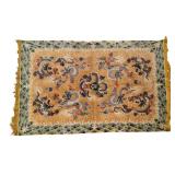 Chinese Silk 9-Dragon Tapestry ~5