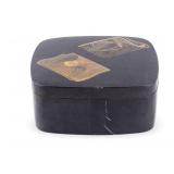 Antique Japanese Lacquer Ware Lidded Box