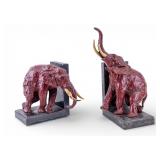 Ary Bitter Elephant Bronzed Bookends