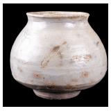 Antique Korean Celadon Earthenware Jar