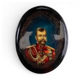 Russian Palekh Lacquered Keepsake Box