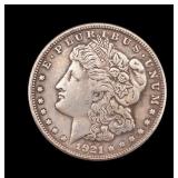 1921 D Morgan Silver Dollar Coin