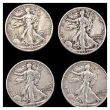 1942-1945 Walking Liberty Half Dollars