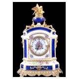 Capodimonte Porcelain Mantel Clock