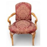 Quality Carved Queen Anne-style Armchair