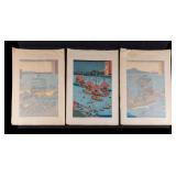 Japanese Ukiyo-e Woodblock Prints After Utagawa