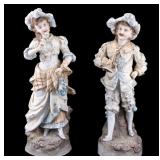 German Porcelain Figurines, Couple