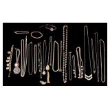 Gold Tone Rhinestone, Vintage Jewelry