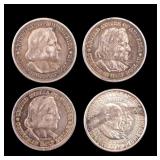 4 Commemorative Silver Coins