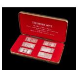 .999 Fine Silver "Silver Nations Ingots" Set (6)