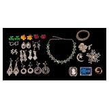 Vintage Lucite and Rhinestone Jewelry