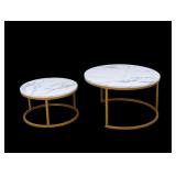 Modern Round Nesting Coffee Tables