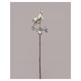 Cast Aluminum and Plaster Weather Vane