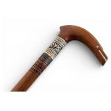 Carved & Inlaid Decorative Walking cane