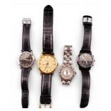 Four Menï¿½s Wristwatches, Burberry, Bulova, Swiss