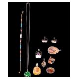 Sterling Silver, Stone, and Other Jewelry