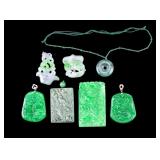 Jade Dragon Medallions