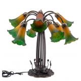 Art Nouveau Style Lily Pad Lamp