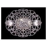 Continental European 800 Silver Pierced Dish